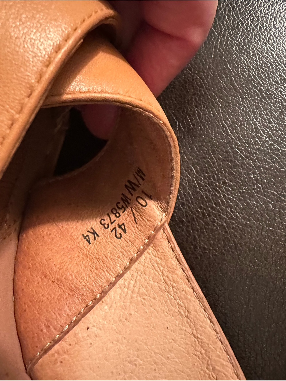 Born Women’s Tan Leather Crisscross Slingback Sandals 42 size 10 - Picture 7 of 11